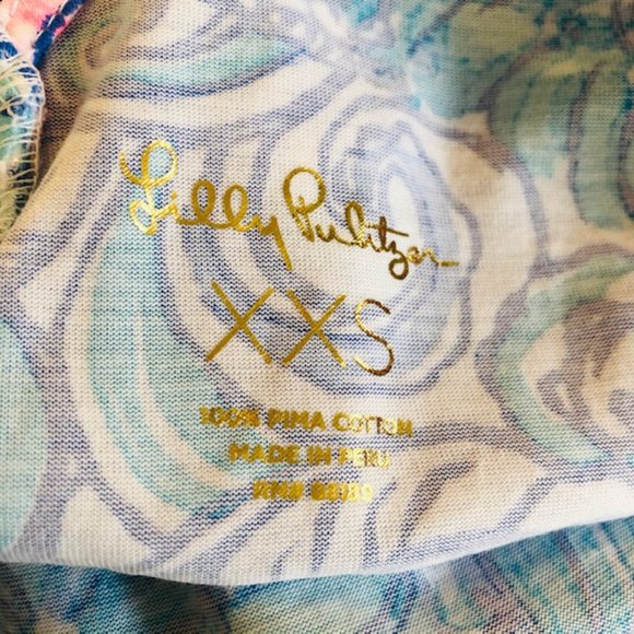 Lilly Pulitzer Blue and Pink Sleeveless Dress - Picture 8 of 8